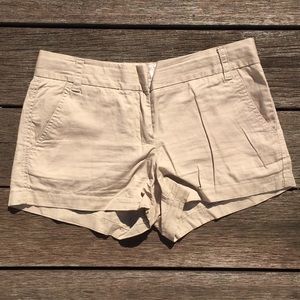 Khaki J. Crew Chino Shorts sz 2